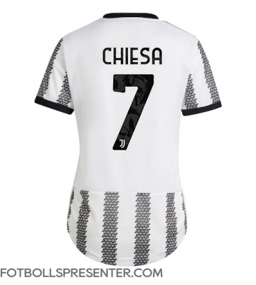 Juventus Federico Chiesa #7 Hemma Matchtröja Dam 2022-23 Kortärmad